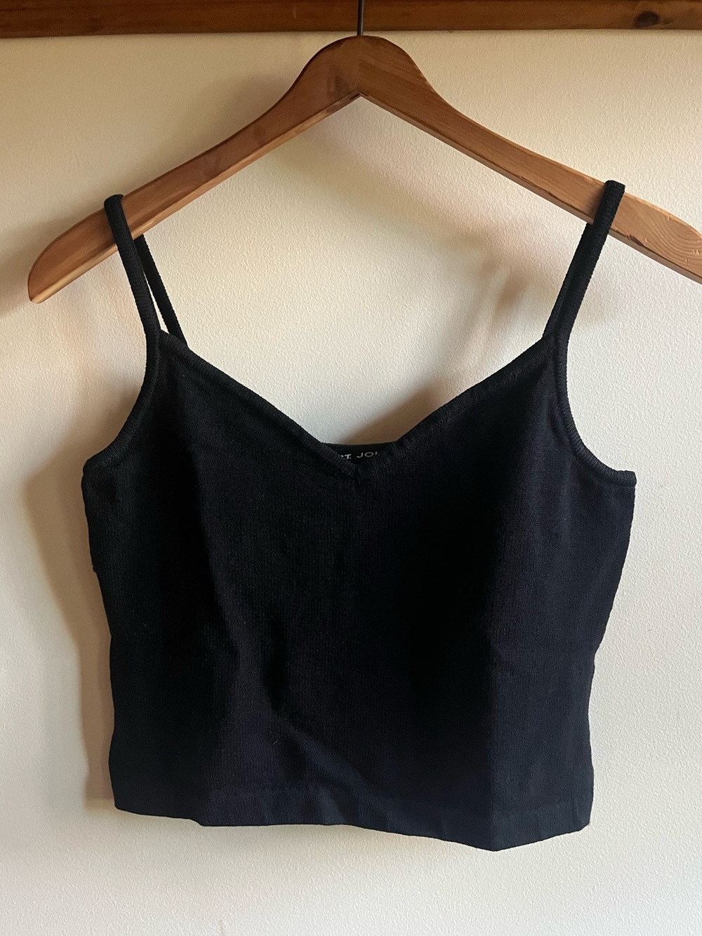 St John Knit Cropped Tank